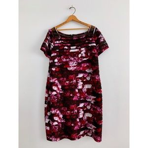 Adrianna Papell Classy Ruffled Bodycon Dress